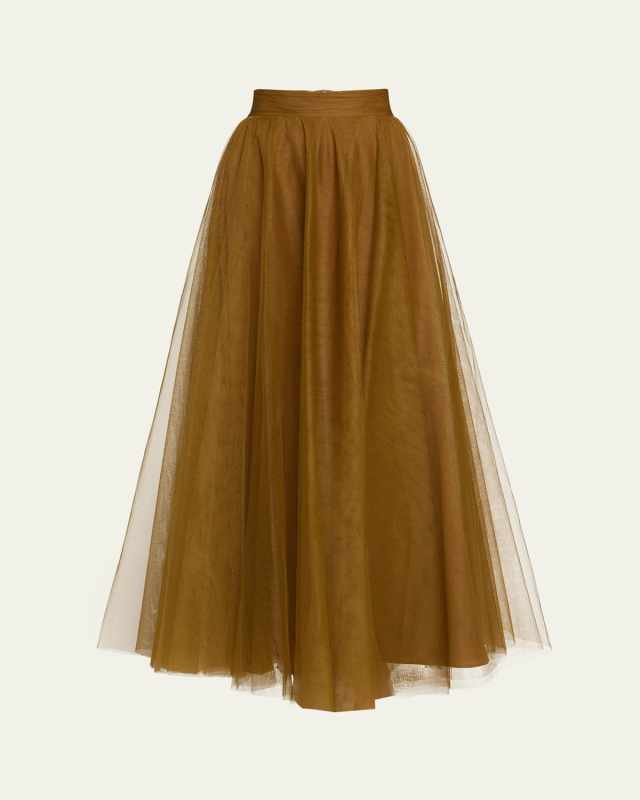 Tulle Maxi Skirt